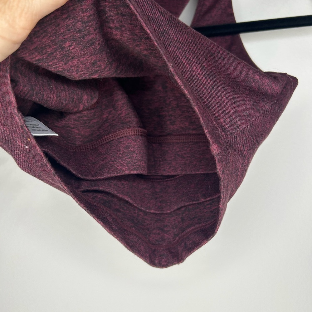 Spiritual Gangster Varsity Tech Crop Bra - Maroon - Picture 7 of 8